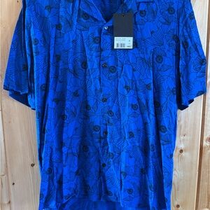 The Kooples Blue Floral Men's Shirt